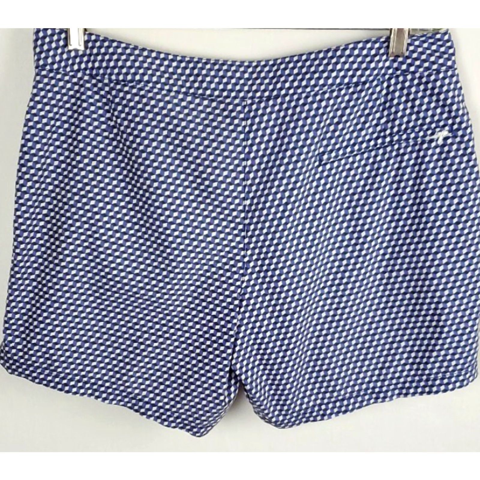 Club Monaco VINTAGE Women's Club Monaco Swimming Beach Shorts Blue Side Pocket Sz 31 Size 24" / US 00 / IT 34 - 2 Thumbnail
