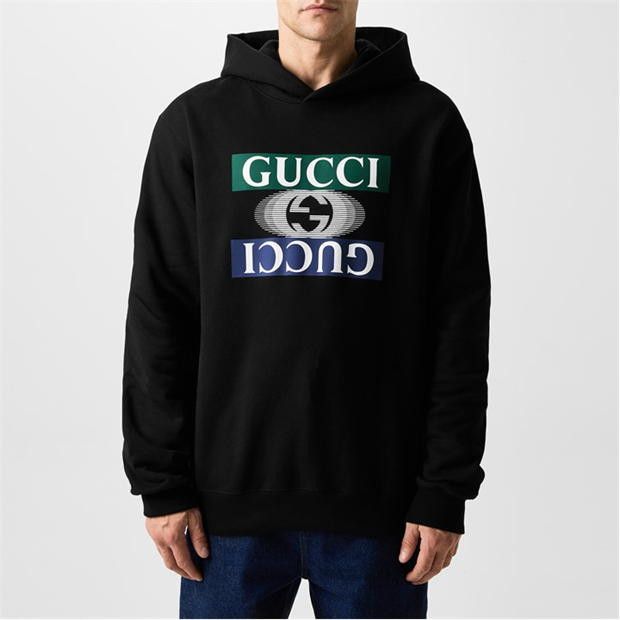 Gucci GUCCI Logo Hoodie Size US S / EU 44-46 / 1 - 2 Thumbnail