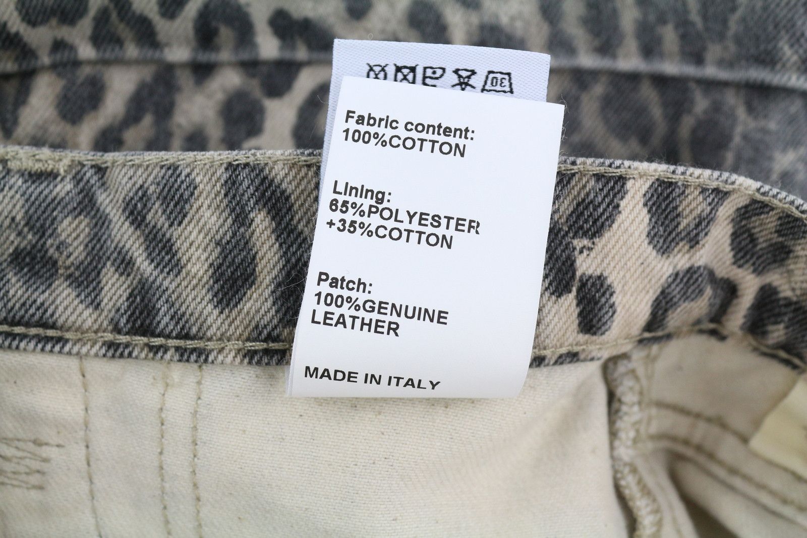 R13 POUCH POCKET 25 Leopard Denim RRP$1029 85099 Size 25" / US 0 / IT 36 - 11 Thumbnail
