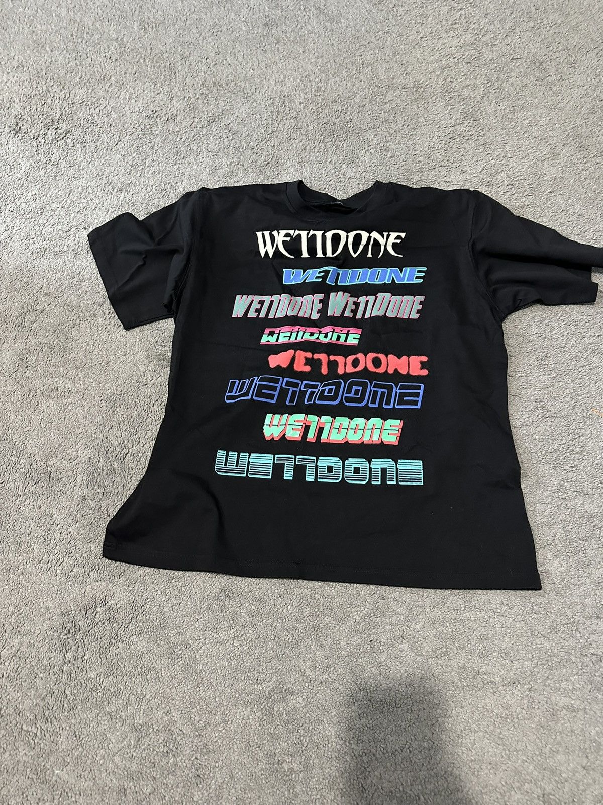 WE11DONE WE11DONE All Over T Shirt Size US L / EU 52-54 / 3 - 1 Thumbnail