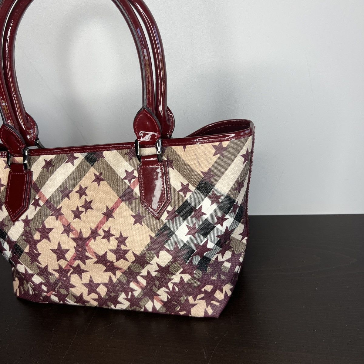 Burberry × Designer Burberry Nova Check Handle Shoulder Bag Nova Check Stars Size ONE SIZE - 2 Thumbnail