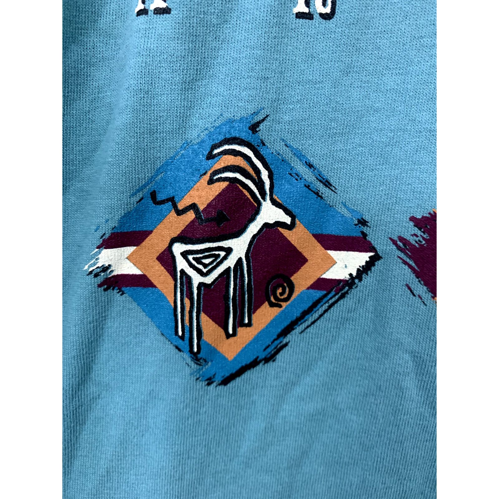 Vintage Vintage Womens Kokopelli Shirt Arizona Top Tee 90s VTG Large Size L / US 10 / IT 46 - 3 Thumbnail