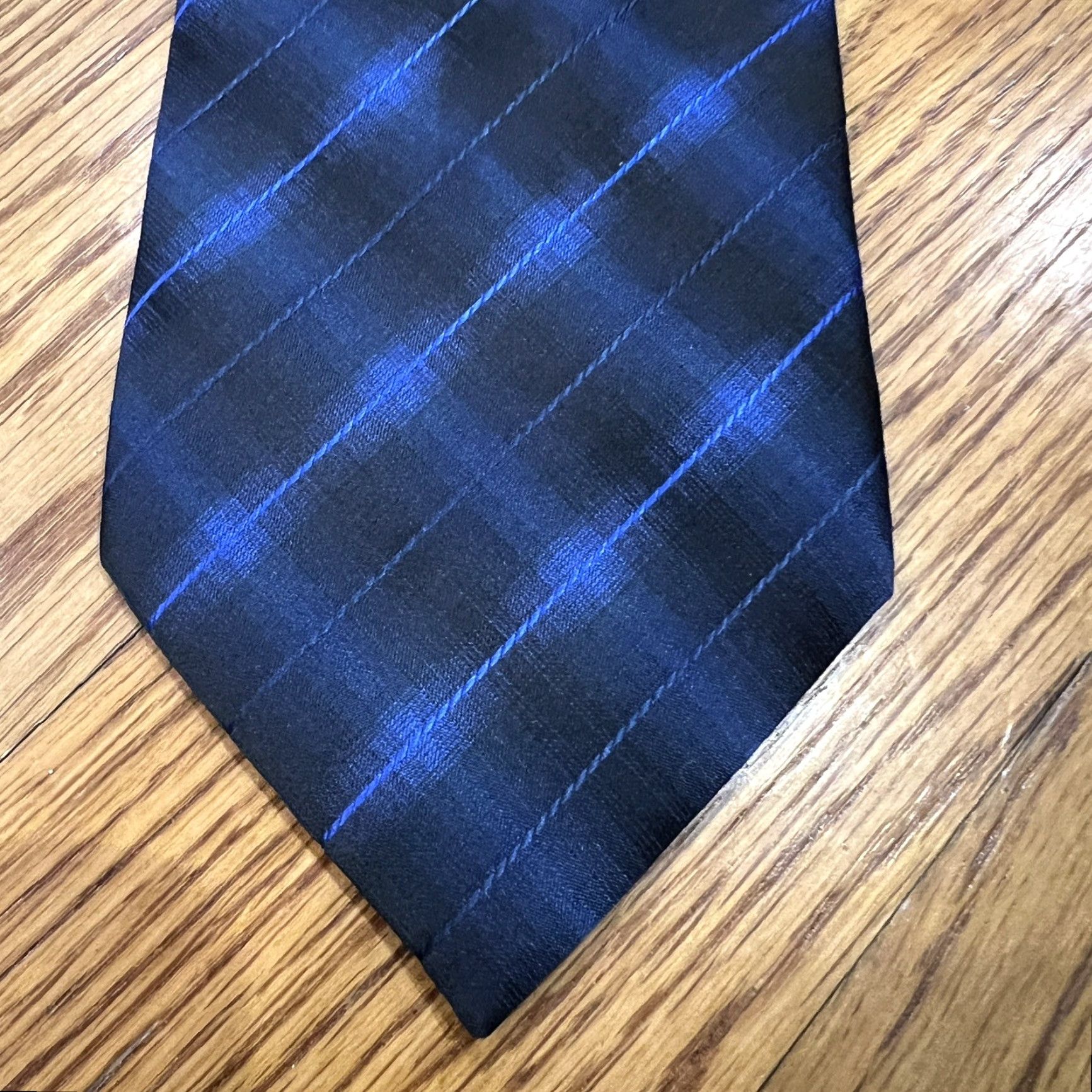 Santoni Antonia Men's Silk Necktie Blue Formal Business Accessory Size ONE SIZE - 2 Thumbnail