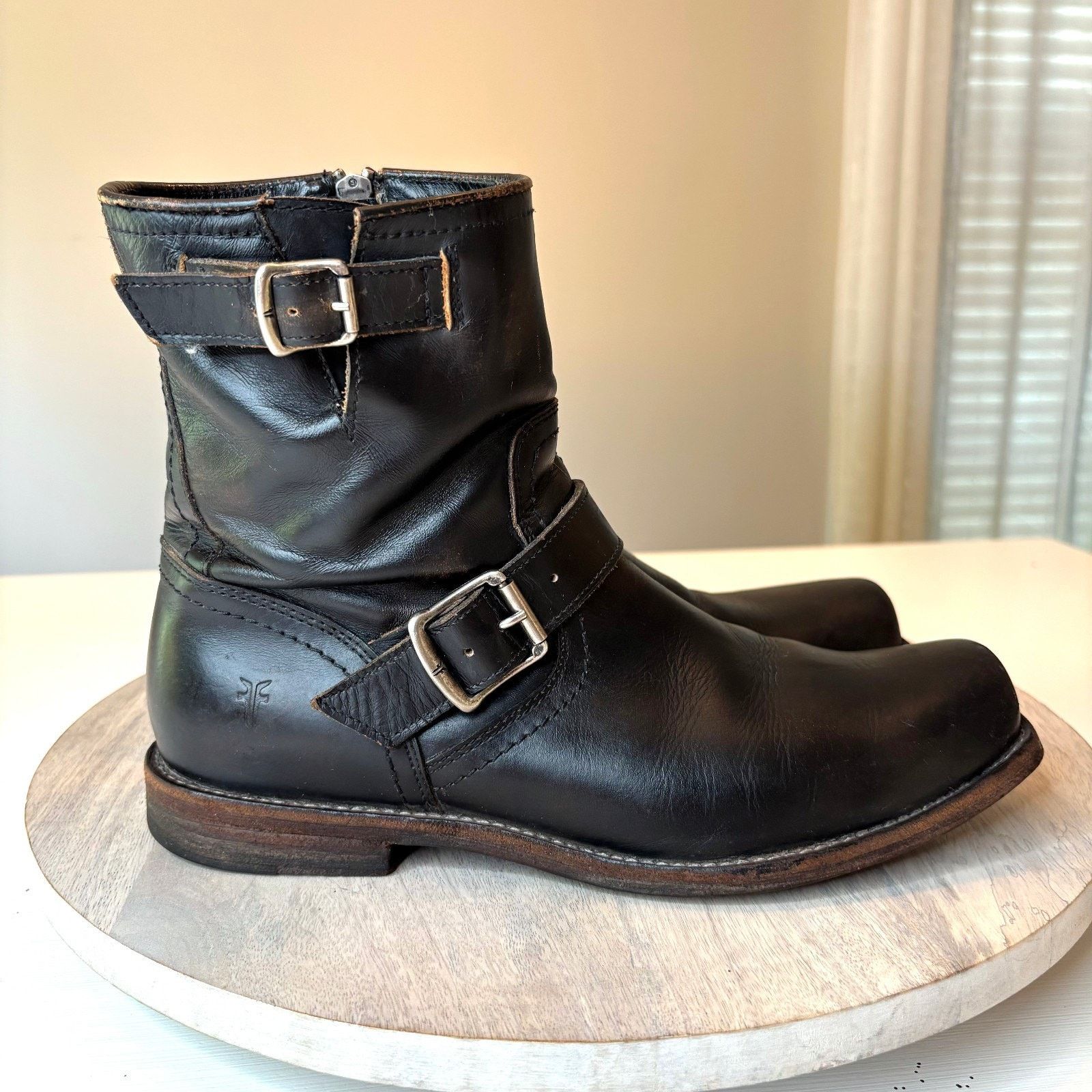 Frye Frye Women's Veronica Boots Size 9.5 D Buckle Strap Moto Size US 9.5 / IT 39.5 - 2 Thumbnail