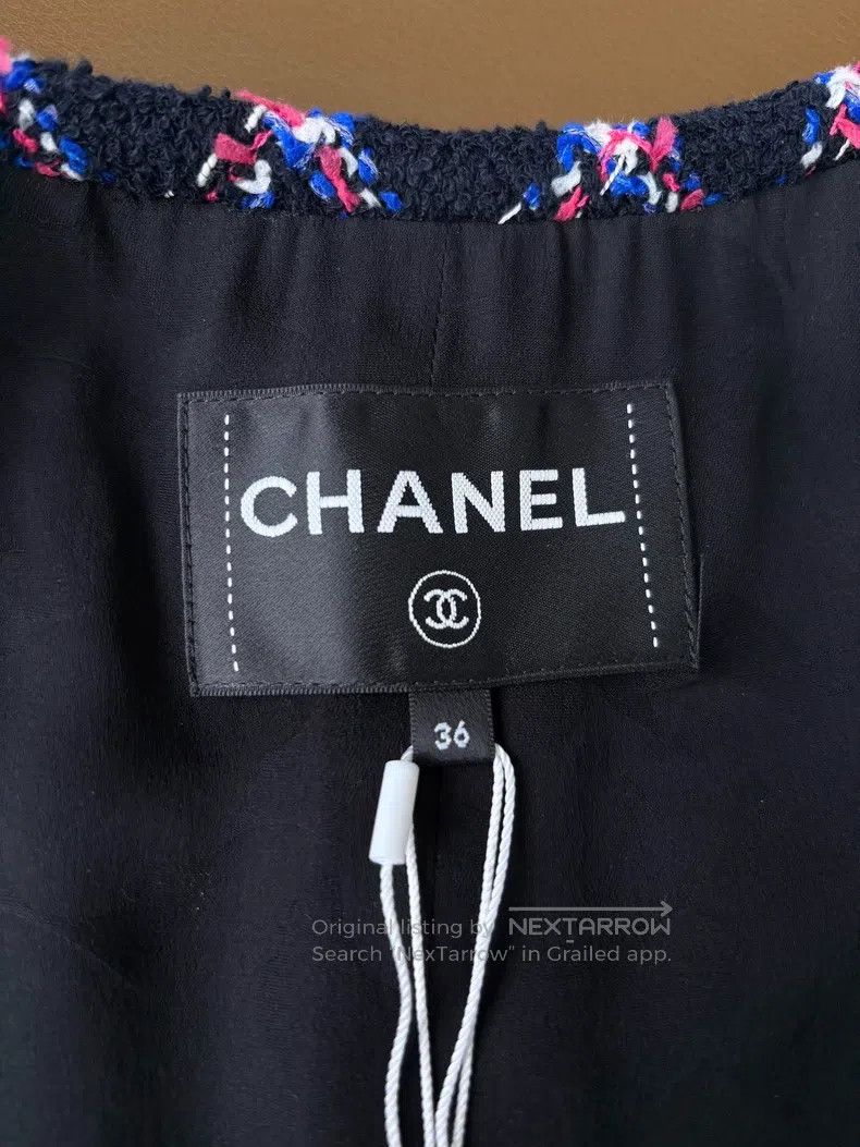 Chanel Chanel 24P purple plaid twill soft tweed diamond buckle ve Size XS / US 0-2 / IT 36-38 - 5 Thumbnail