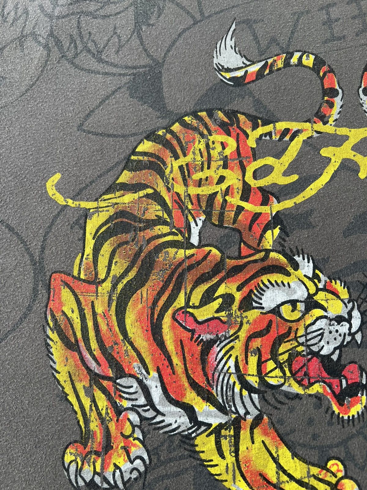 Ed Hardy Ed Hardy Urban Outfitters Tiger Tattoo AOP T-shirt Size US L / EU 52-54 / 3 - 7 Thumbnail