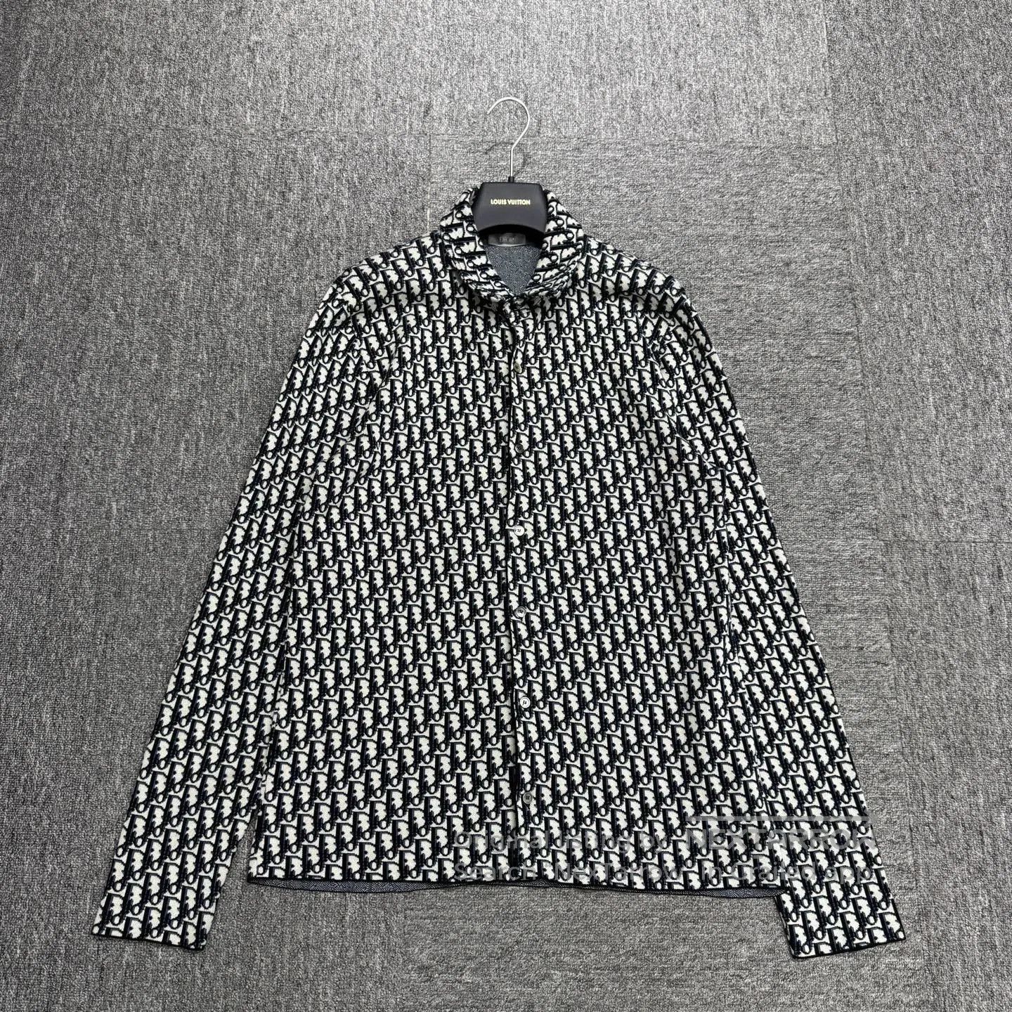 Dior Patterned Long-Sleeve Button-Up Shirt. Size US S / EU 44-46 / 1 - 1 Thumbnail