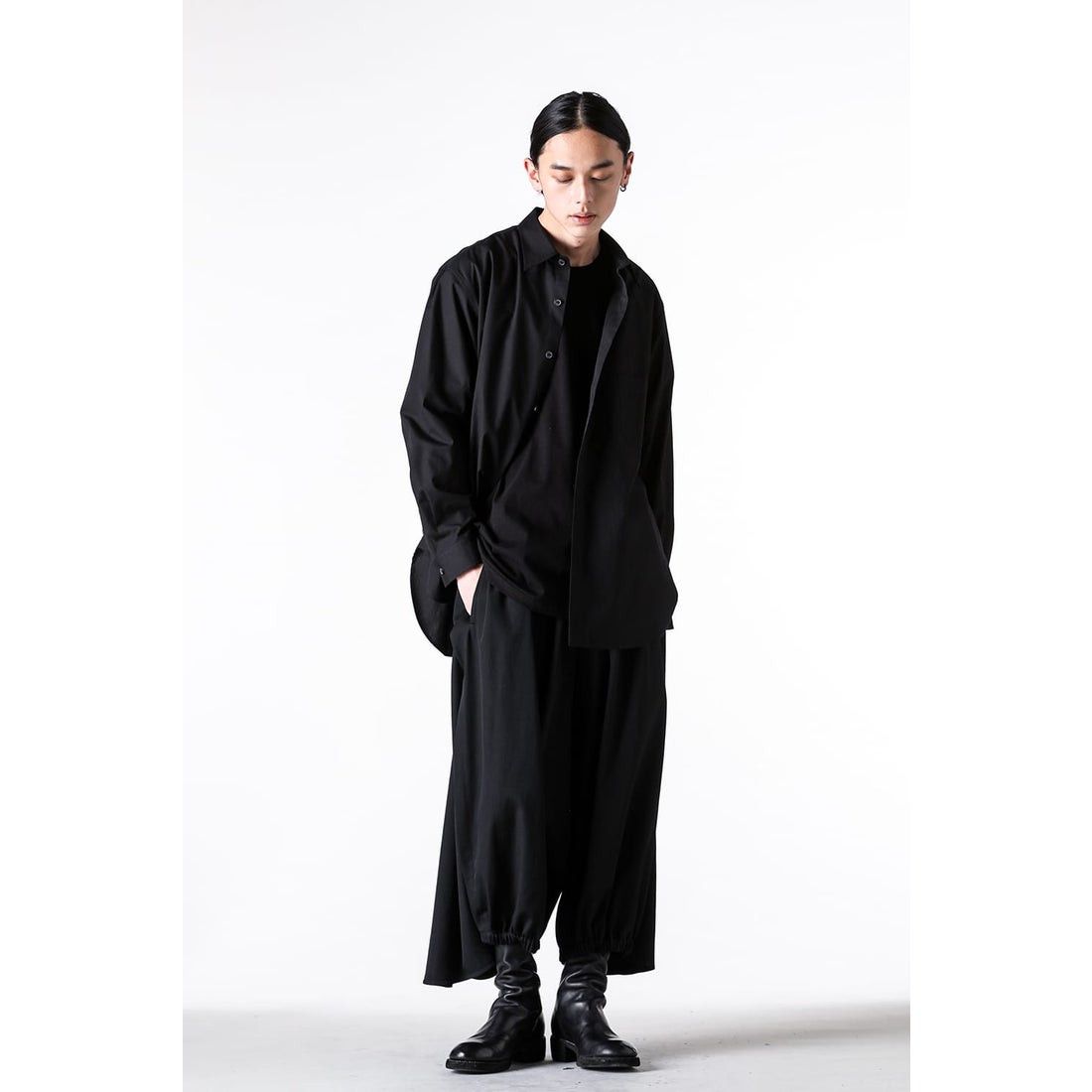 Ground Y Ground Y Yohji Yamamoto - W/GABARDINE KARASU Crow Pants Size US 30 / EU 46 - 10 Thumbnail