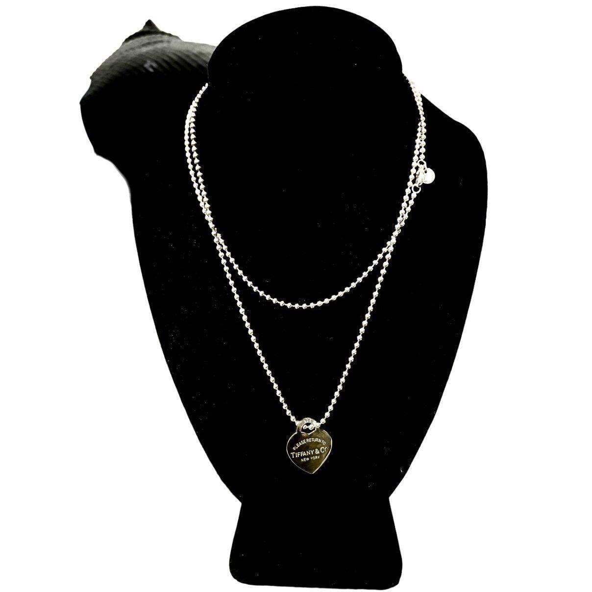 Tiffany & Co. TIFFANY & CO 34" Return to Tiffany Heart Pendant Necklace Size ONE SIZE - 3 Thumbnail