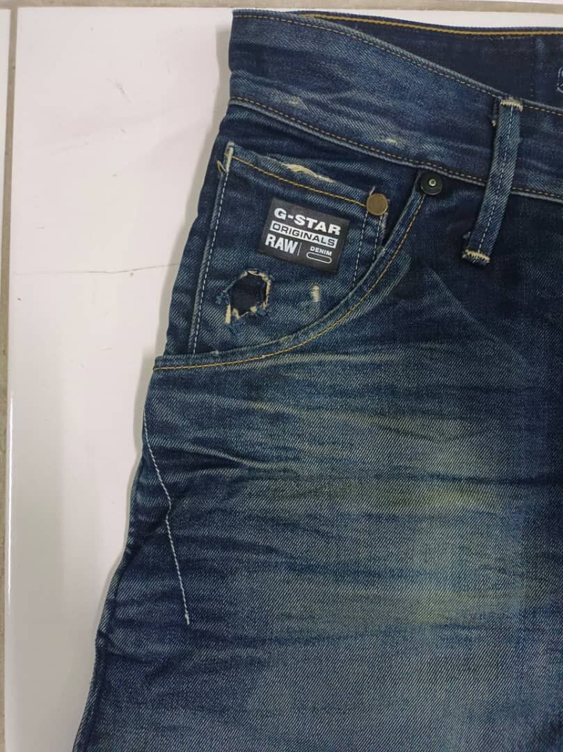 G-Star G Star Original Raw Italy Arc Loose Tapered Denim Jeans Size US 30 / EU 46 - 3 Thumbnail