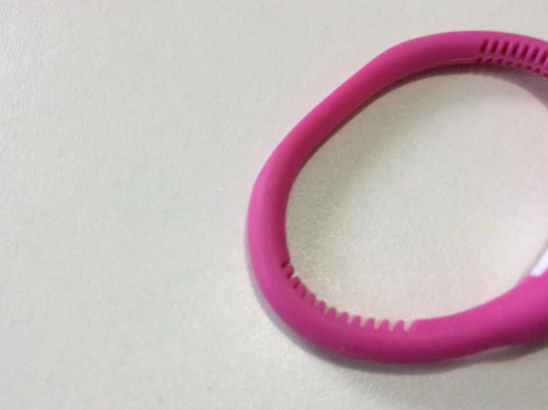 Designer Identity pink rubber strap watch Size ONE SIZE - 2 Thumbnail