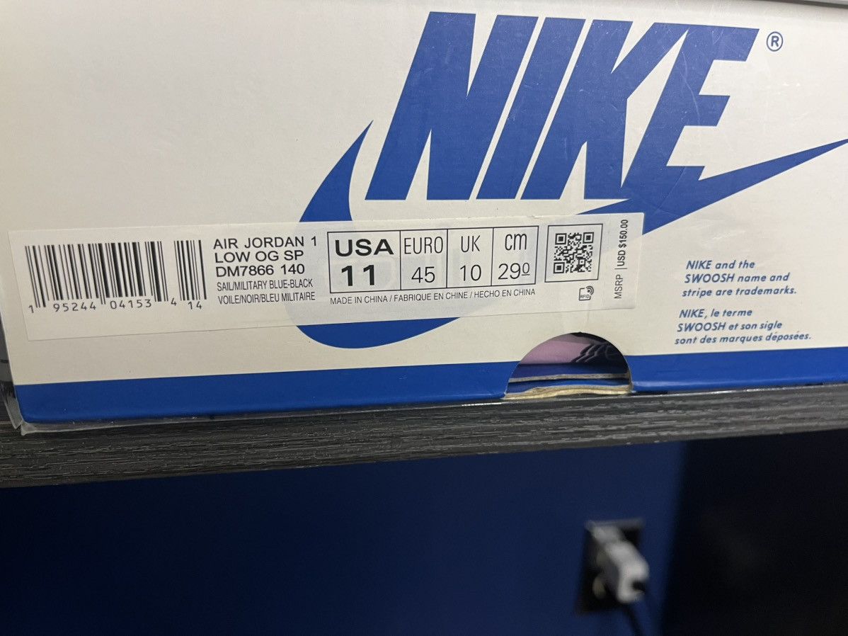 Fragment Design × Nike × Travis Scott Jordan 1 Retro Low OG SP Fragment x Travis Scott Size US 11 / EU 44 - 15 Thumbnail