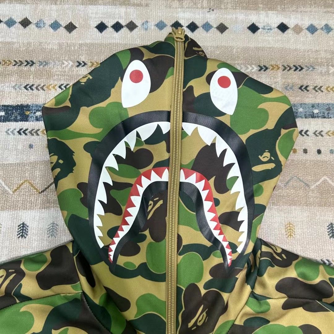 Bape BAPE ADIDAS SHARK FULL ZIP HOODIE Size US M / EU 48-50 / 2 - 2 Thumbnail
