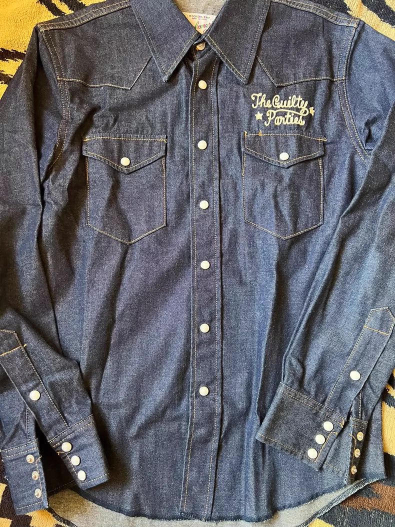 Wacko Maria Wacko maria Embroidered denim shirt, large classic embroid Size US S / EU 44-46 / 1 - 1 Thumbnail