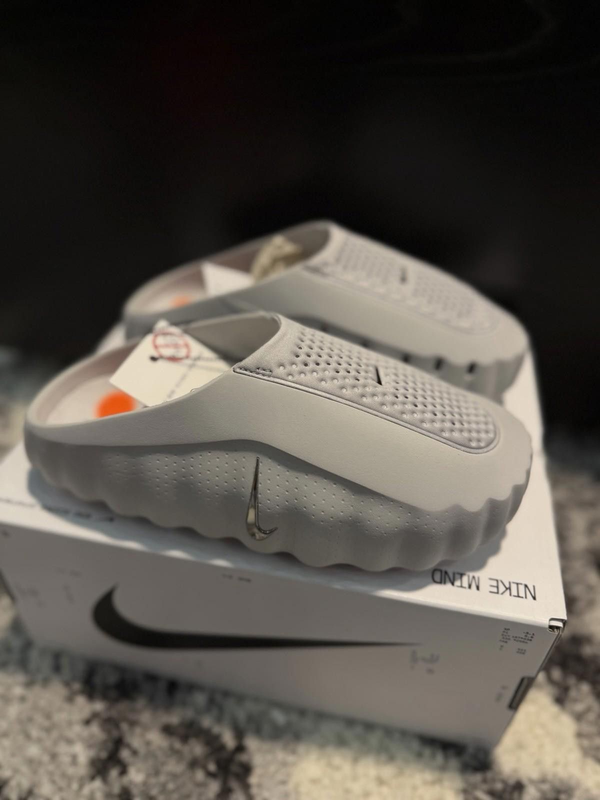 Nike Size 8W/6.5M Nike Mind 001 Slide Light Smoke Grey Authentic Size US 8 / IT 38 - 3 Thumbnail