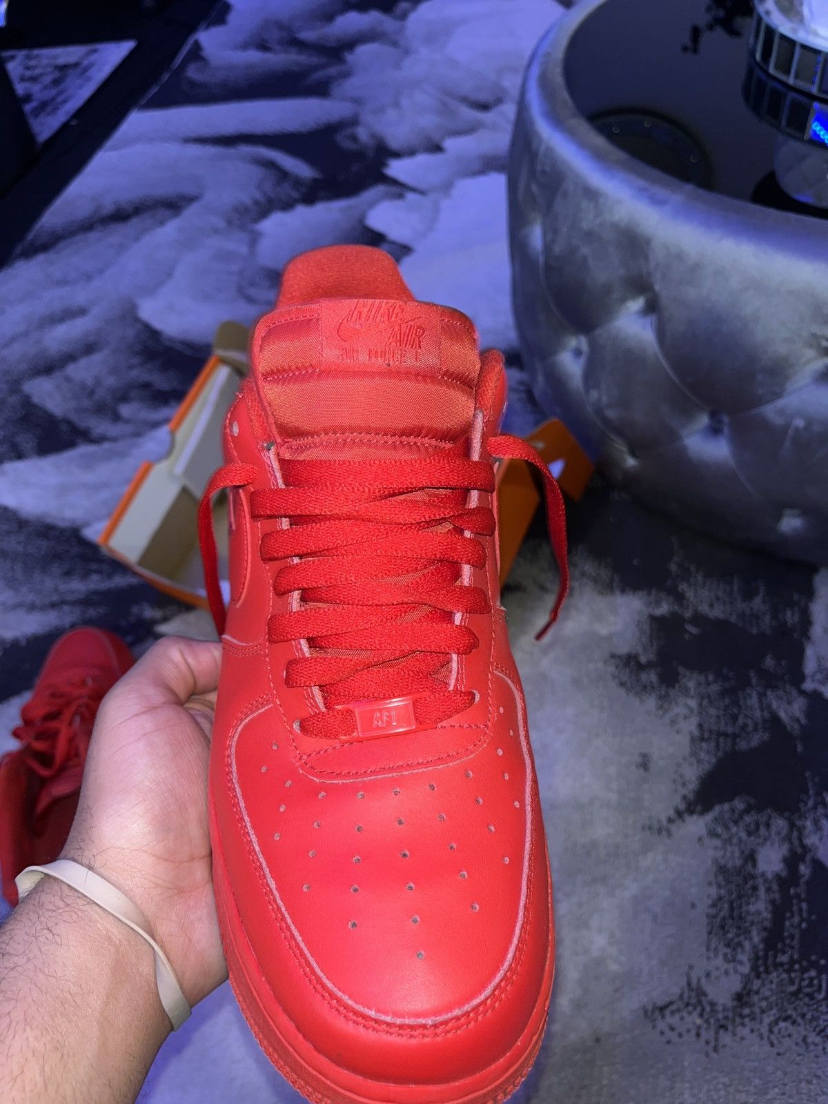 Nike Air force triple red Size US 11.5 / EU 44-45 - 1 Thumbnail