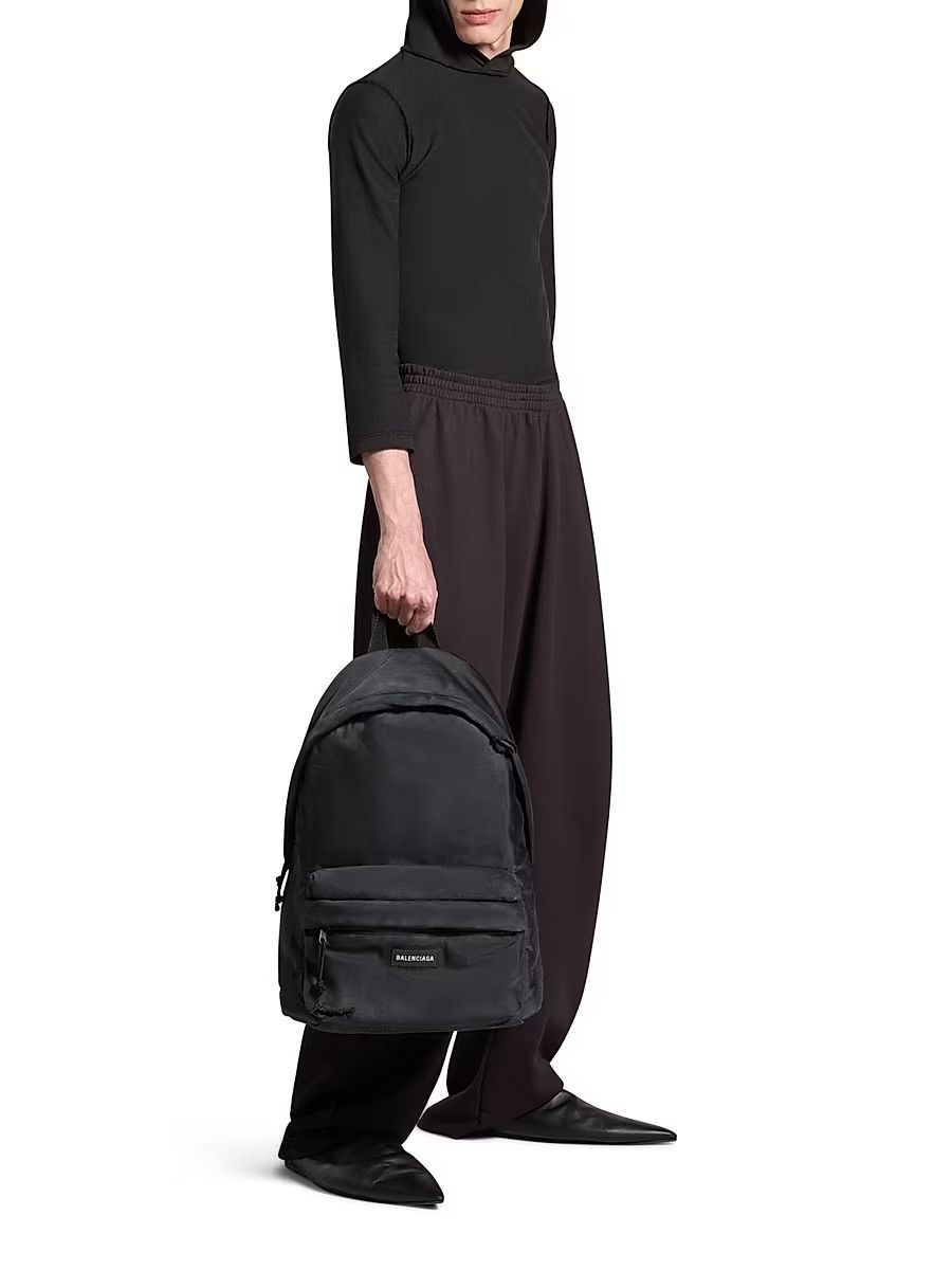 Balenciaga o1srvl11e0426 Size: OS / Explorer Backpack in Black Size ONE SIZE - 2 Thumbnail