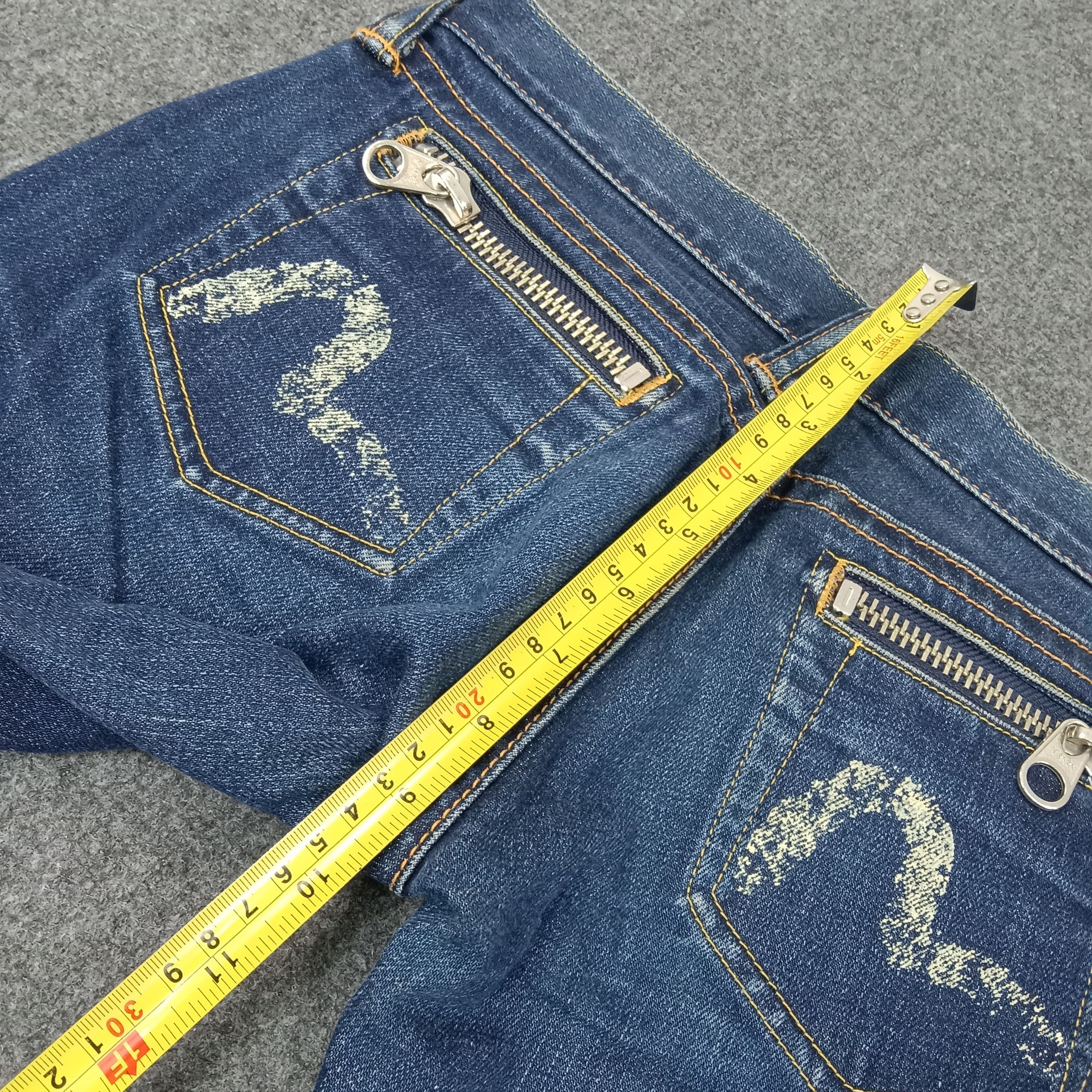 Evisu Evisu Japanese Brand Daicock Custom Art Denim Jeans C228N24 Size 28" / US 6 / IT 42 - 10 Thumbnail