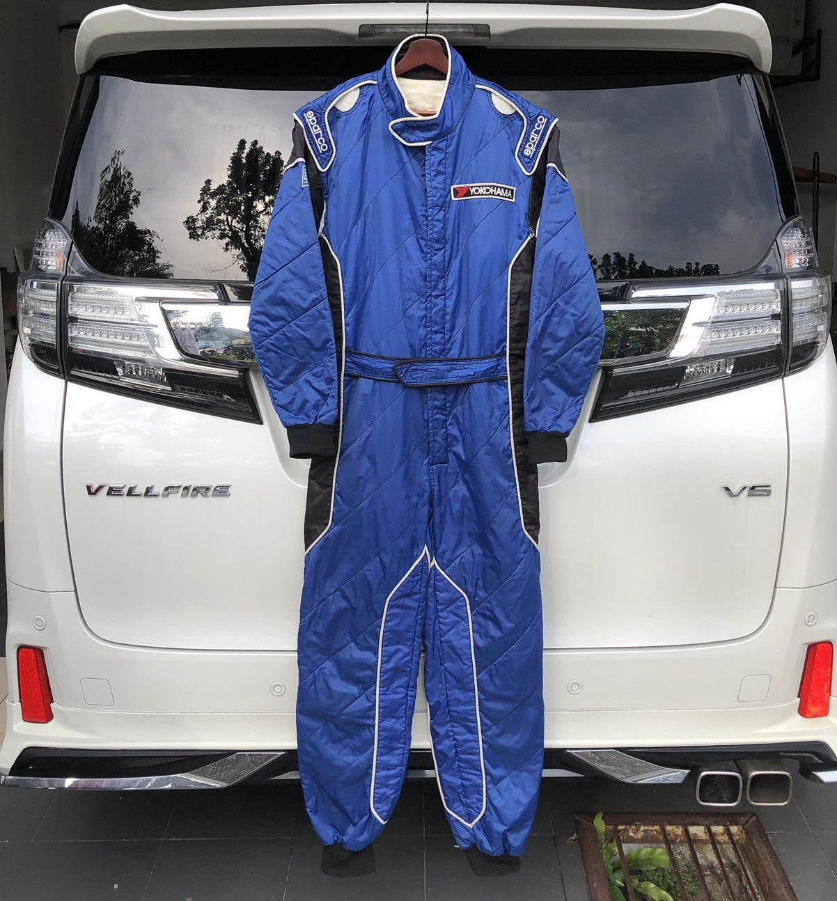 Sports Specialties Nankai Sparco Mod.K26 Yokohama Racing Suit Jacket Size US L / EU 52-54 / 3 - 13 Thumbnail