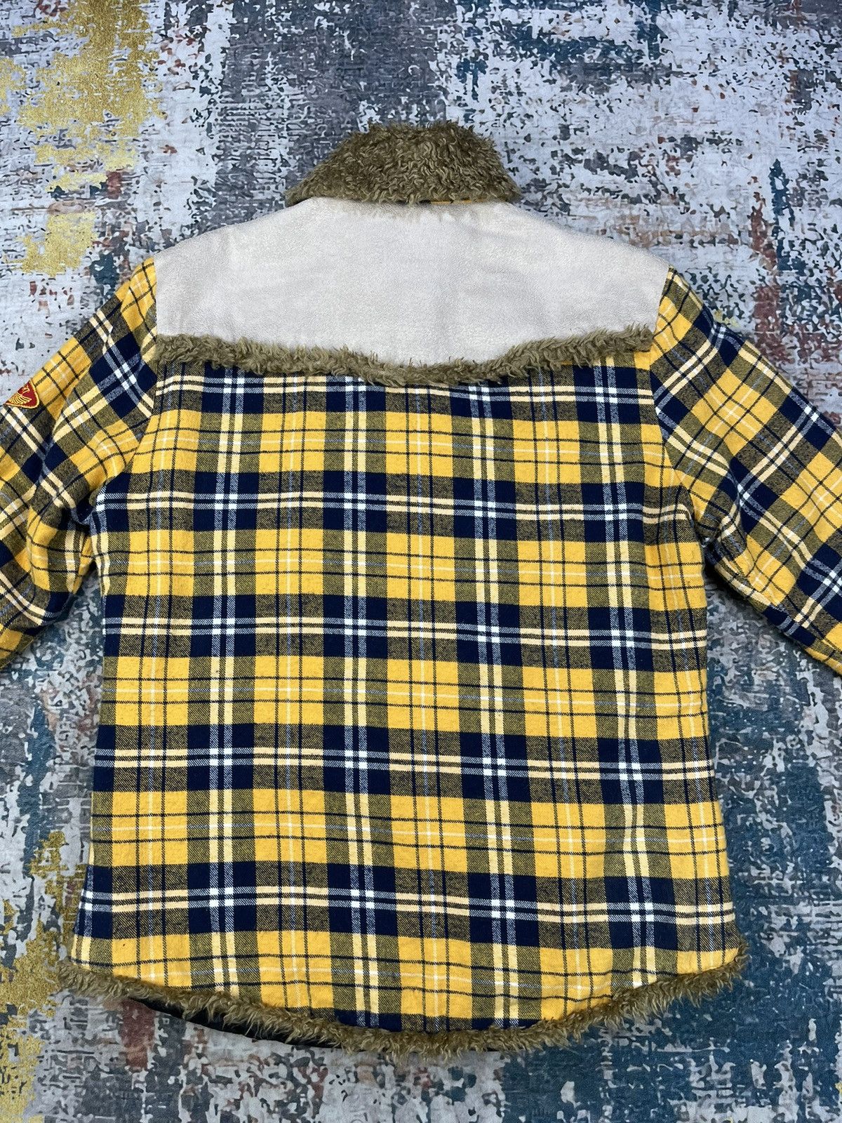 In The Attic ATC + In The Attic Plaid Tartan Flannel Sherpa Edge Jackets Size US M / EU 48-50 / 2 - 5 Thumbnail