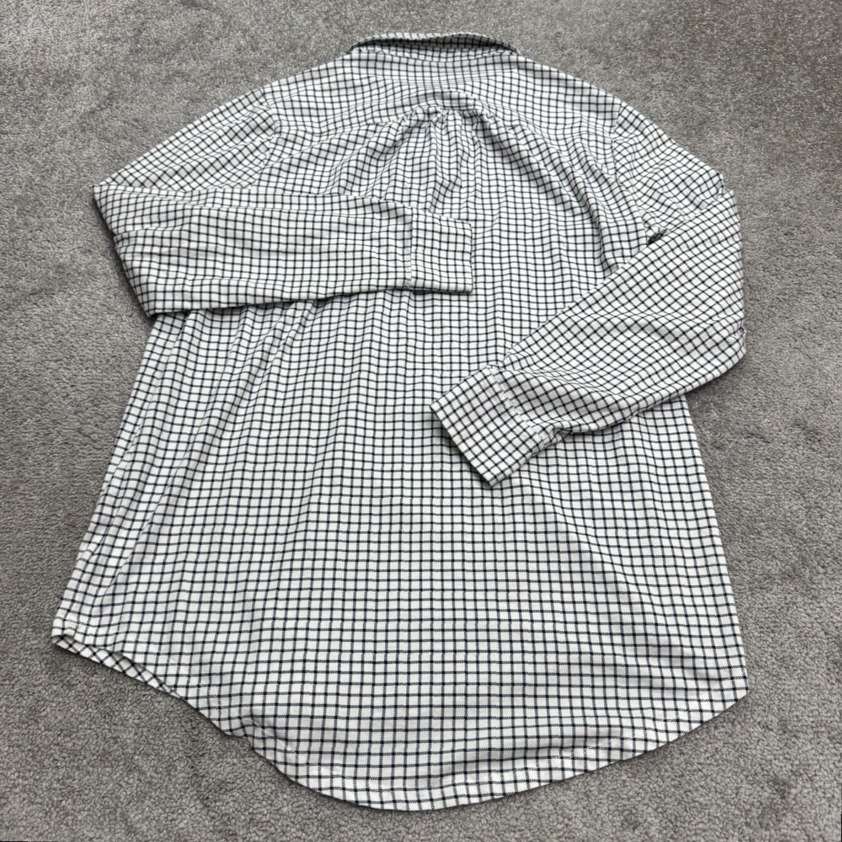 Lands' End VINTAGE Lands' End Women's Tunic Shirt Casual Long Sleeve Plaid Blue Regular Size S Size S / US 4 / IT 40 - 2 Thumbnail