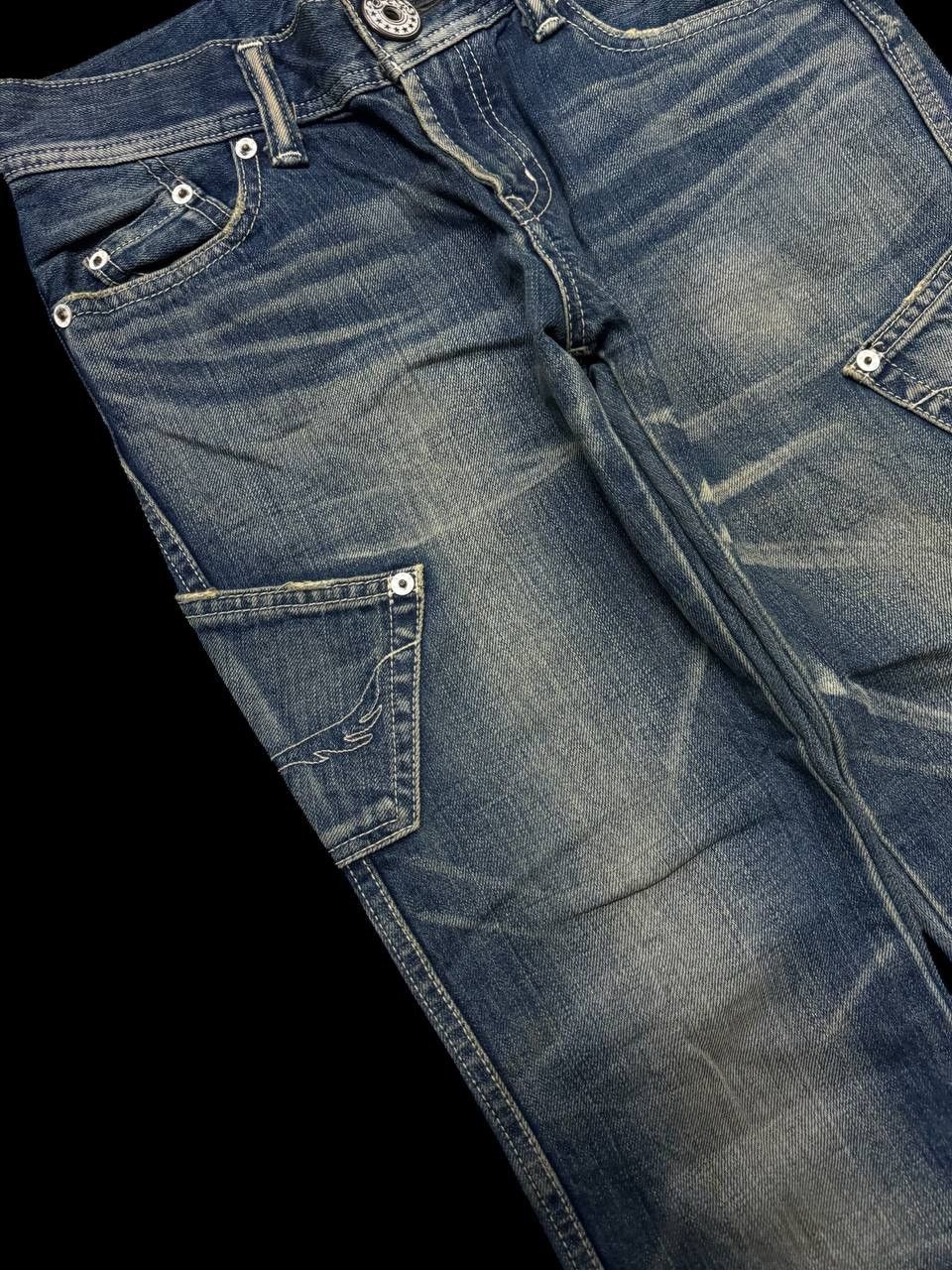 Seditionaries 💥Rare💥Vintage Rodeo Crowns Mudwash Distressed Cargo pocket Size US 28 / EU 44 - 6 Thumbnail