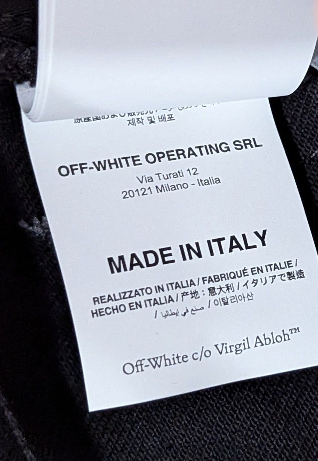 Off-White OFF-WHITE Leaf Embroidered Logo Skate Fit Jeans Black 32 Size US 32 / EU 48 - 9 Thumbnail