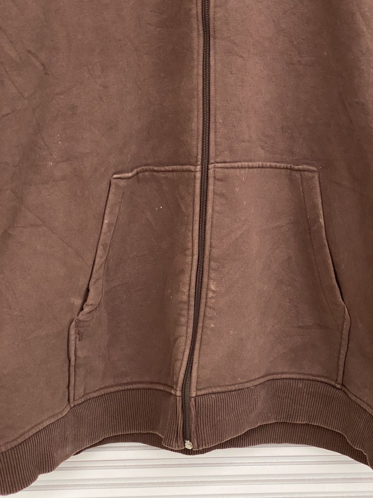 Reebok × Vintage Vintage Reebok Brown Hoodies Size US XXL / EU 58 / 5 - 3 Thumbnail
