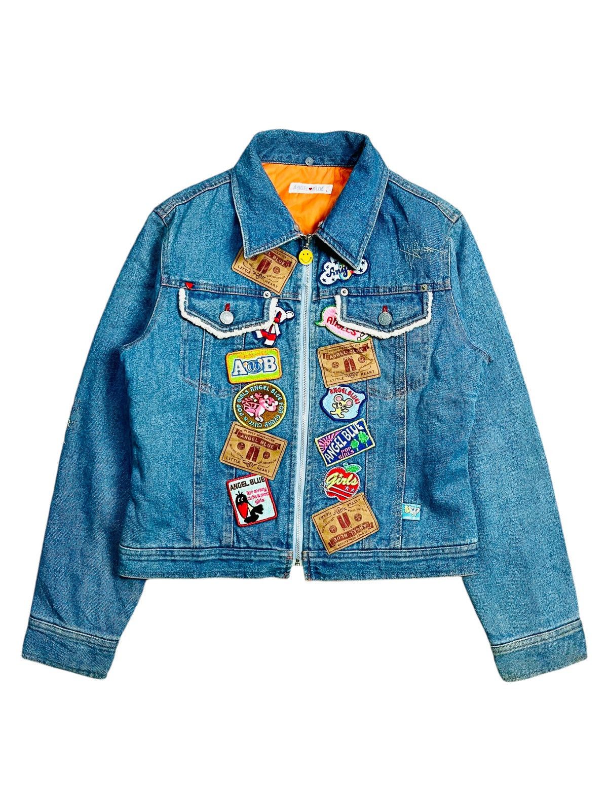 Angel Blue 2000s Angel Blue - Multipatch Hippie Style Denim Size M / US 6-8 / IT 42-44 - 6 Thumbnail