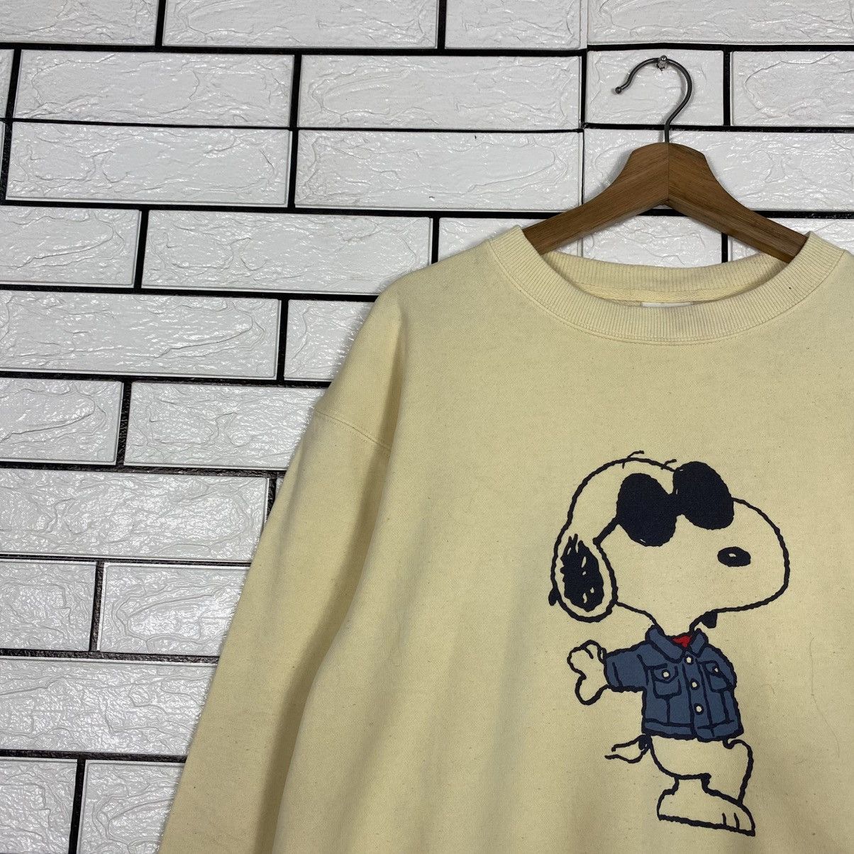 Japanese Brand Vintage Sweatshirt Peanuts Big Logo Size US M / EU 48-50 / 2 - 8 Thumbnail