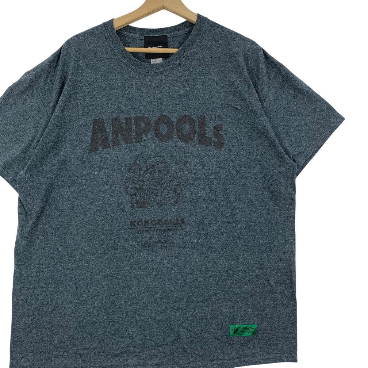 Vintage KOKOBAKIA JAPAN DESIGNER Grunge Rock Anpools Tee Shirt Top Size US XL / EU 56 / 4 - 3 Thumbnail