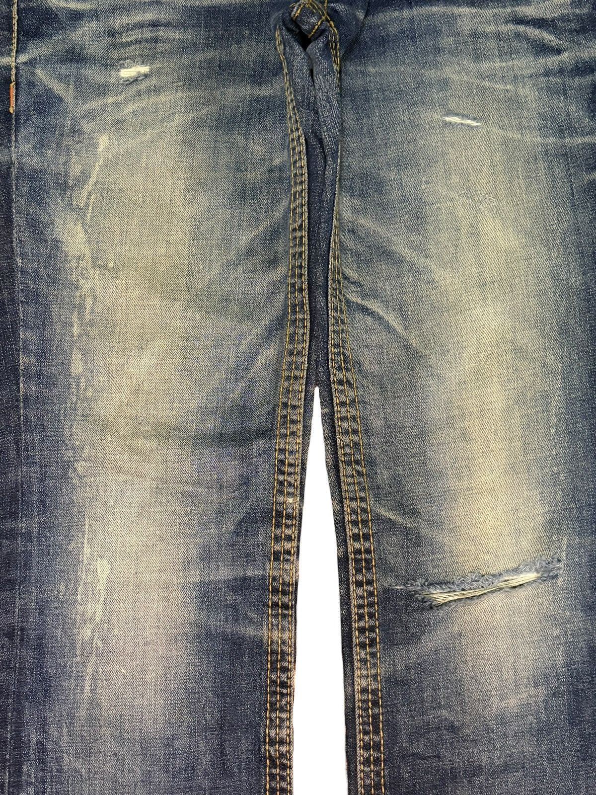 Edwin Vintage Lolita Rusty Mud Wash Distressed Jeans Size 31" - 4 Thumbnail