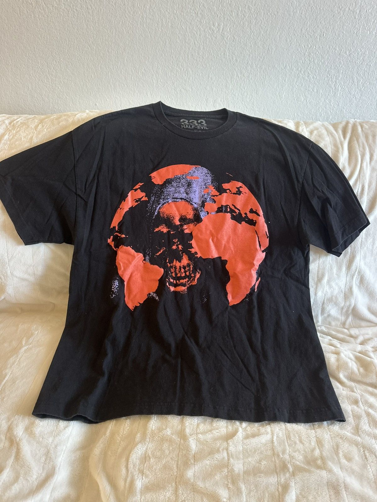 Half Evil Half Evil 4 Year Anniversary Black Skull Earth Red Purple Size US XL / EU 56 / 4 - 4 Thumbnail