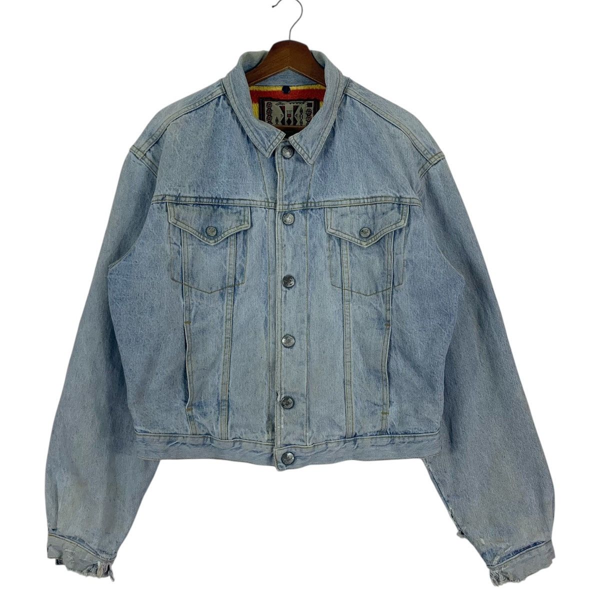 Edwin Vintage Bobson Cropped Denim Jacket Size US S / EU 44-46 / 1 - 1 Thumbnail