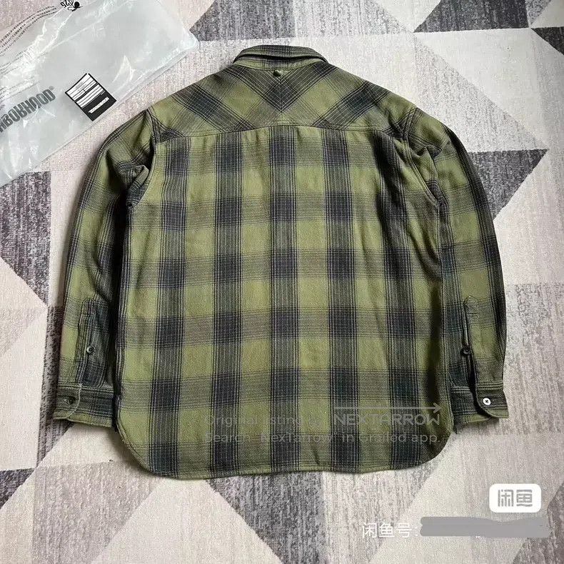 Neighborhood Neighborhood Plaid Shirt Size US XL / EU 56 / 4 - 6 Thumbnail