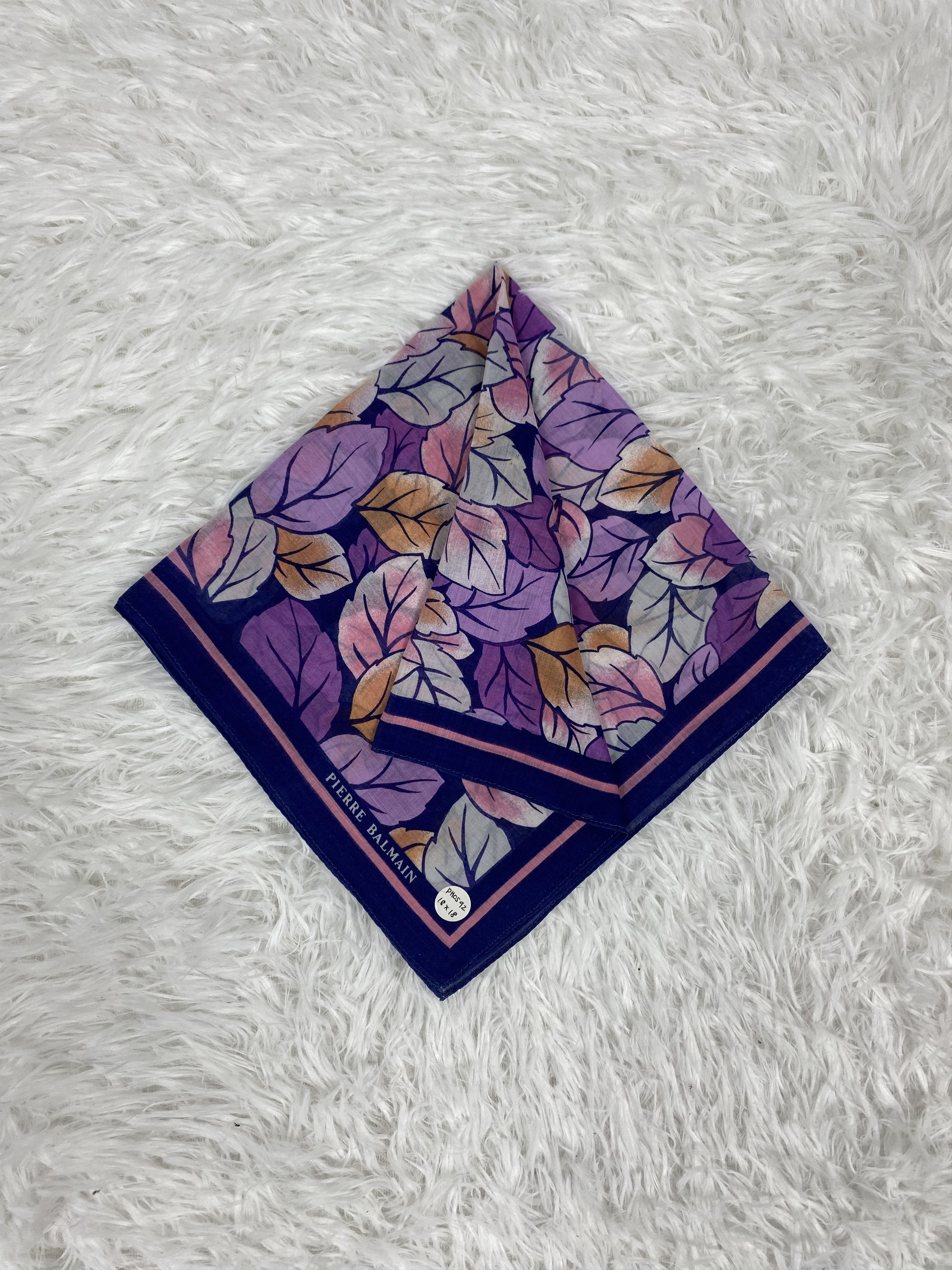 Pierre Balmain Vintage Pierre Balmain Handkerchief Neckerchief PH0592 Size ONE SIZE - 1 Thumbnail
