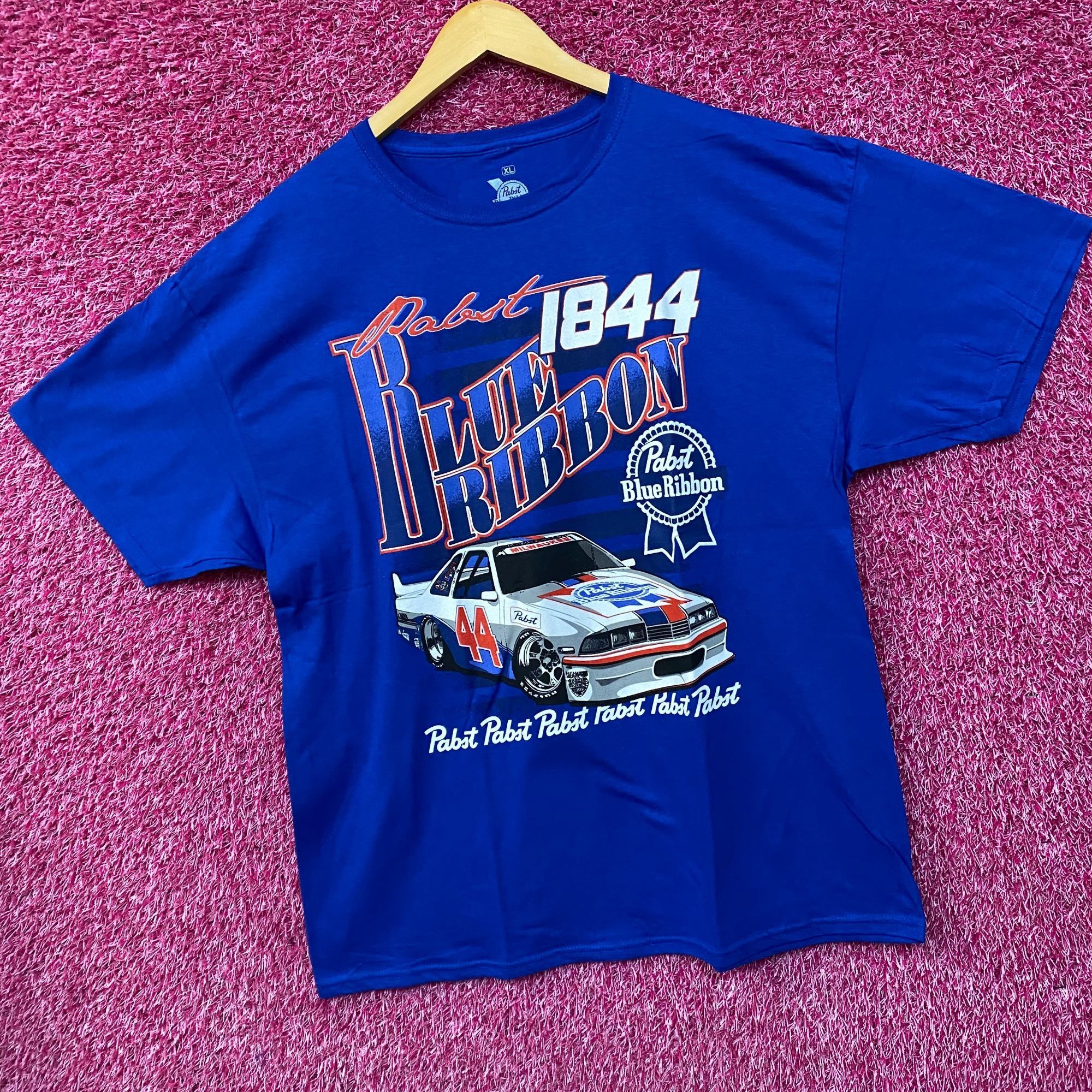 Pabst Blue Ribbon Pabst Blue Ribbon Racing 1844 Promo T-Shirt XL Size US XL / EU 56 / 4 - 3 Thumbnail