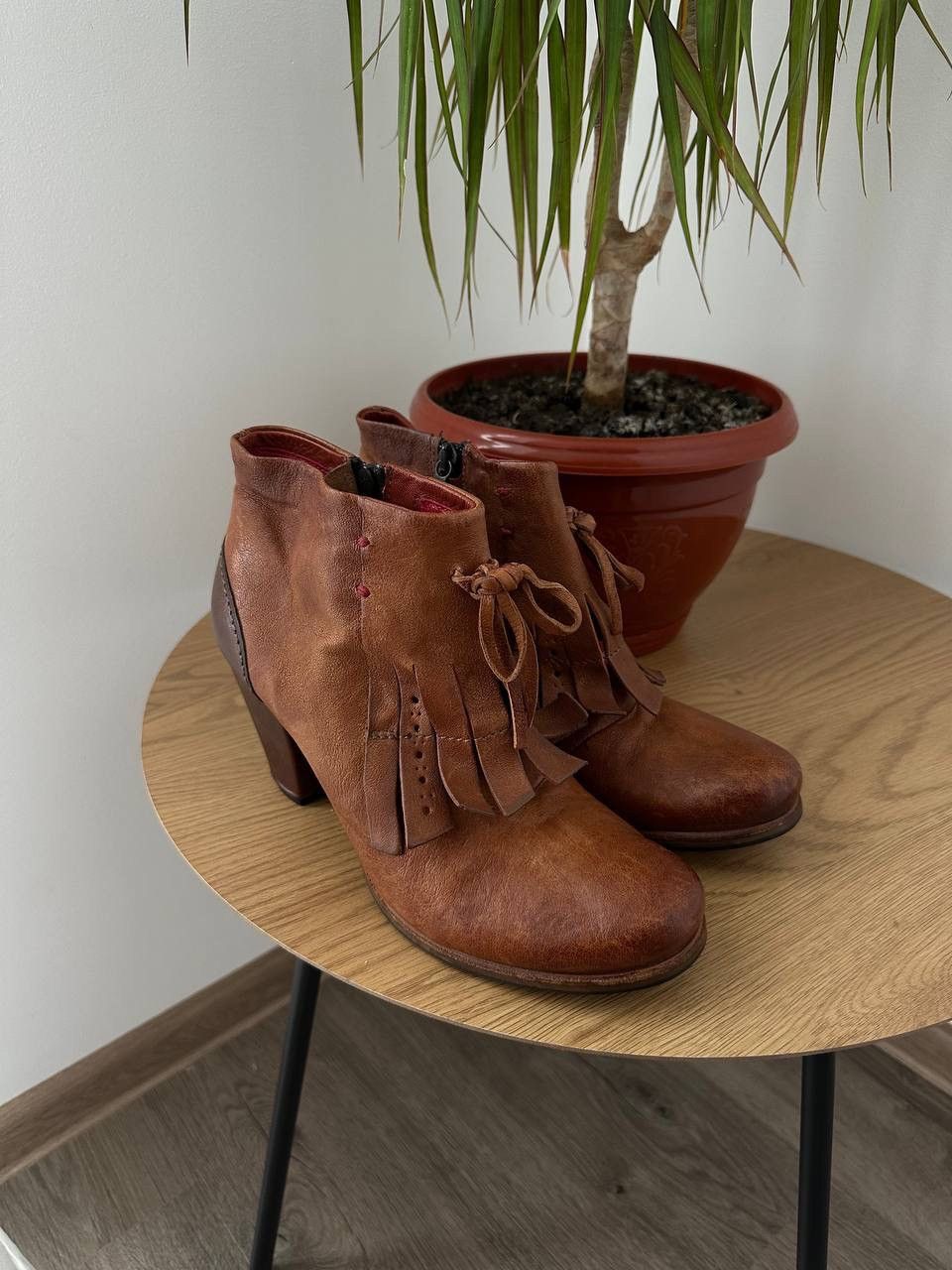 A.S.98 × Japanese Brand × Vintage Vintage Japanese A.S98 Brown Leather Air Step Womesn Boots Size US 8.5 / IT 38.5 - 5 Thumbnail