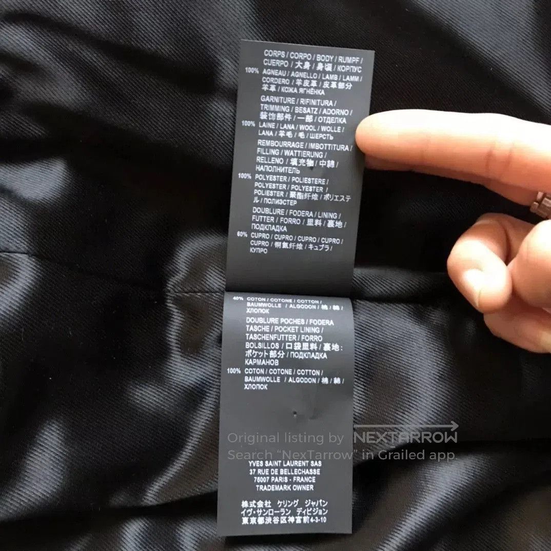 Saint Laurent Paris Saint Laurent Men's Red Leather Bomber Jacket. Size US M / EU 48-50 / 2 - 5 Thumbnail
