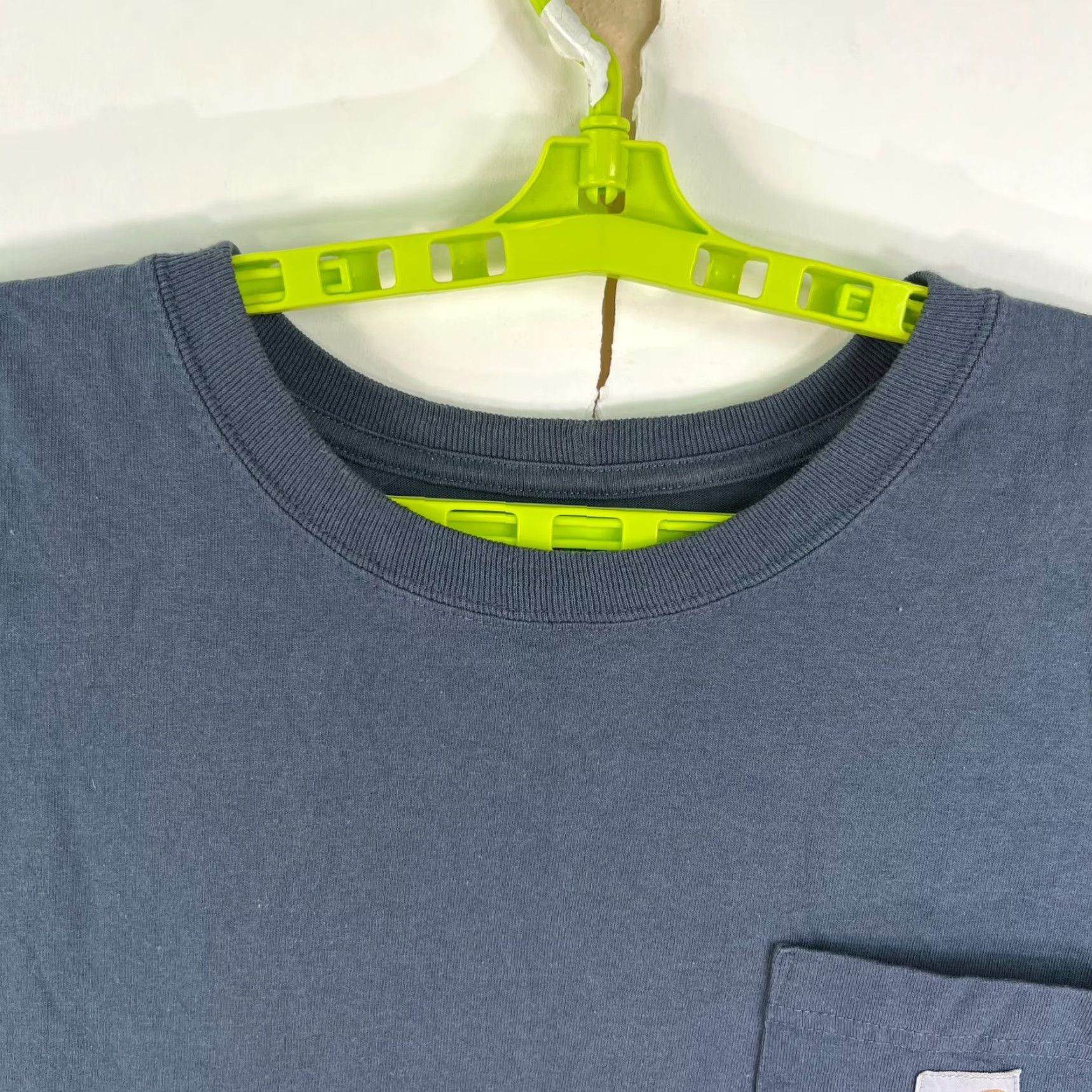 Carhartt Carhartt K87 Pocket T-Shirt Mens 2XLT Blue Solid Regular Fit Outdoor Classic Size US XXL / EU 58 / 5 - 4 Thumbnail