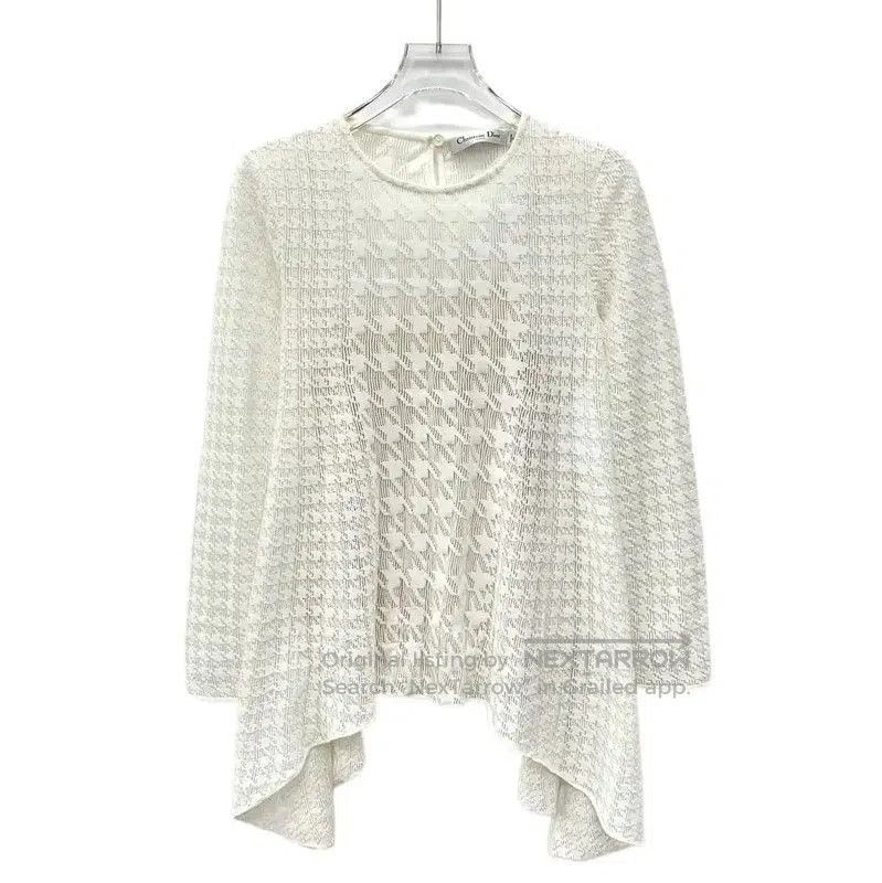Dior Dior White Knit Pullover for Women . Size XS / US 0-2 / IT 36-38 - 1 Thumbnail