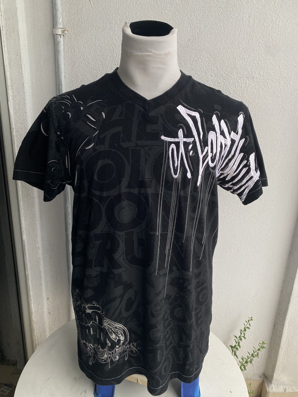 Ecko Unltd. Vintage Ecko Unltd Grafiti y2k Ovp Tshirt Size US L / EU 52-54 / 3 - 1 Thumbnail