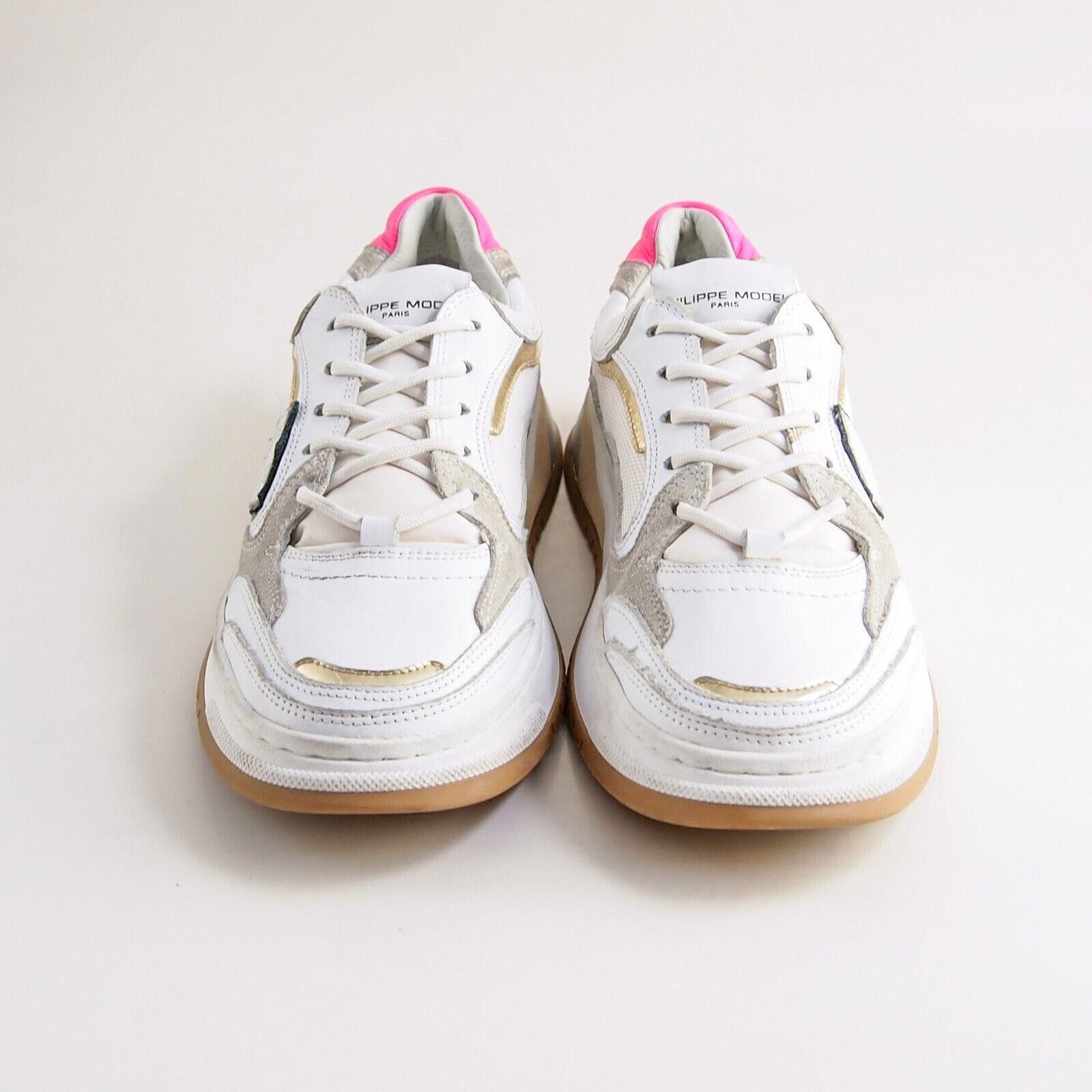 Philippe Model Philippe Model Saint Denis Sneakers White Leather EU 37 US 7 Size US 7 / IT 37 - 3 Thumbnail