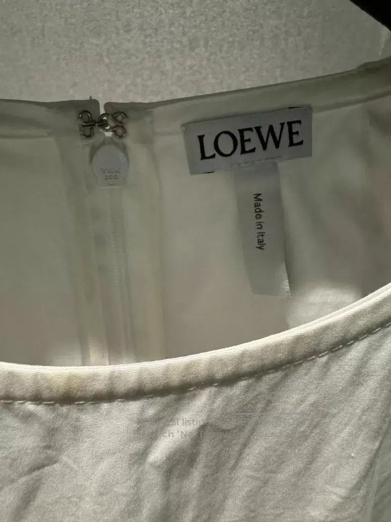 Loewe Loewe White dress Size XS / US 0-2 / IT 36-38 - 3 Thumbnail