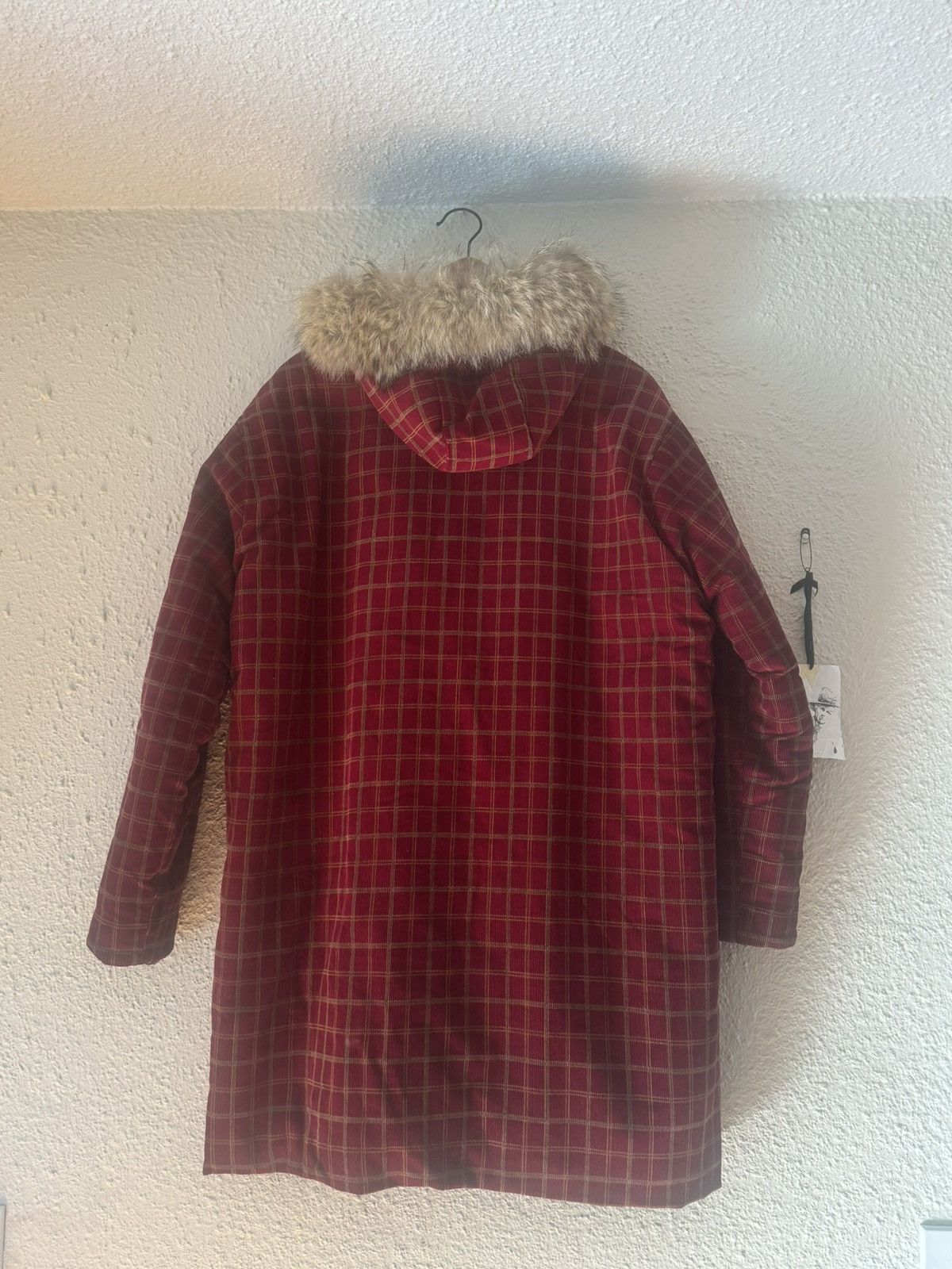 Vintage Large vintage 70s red plaid corduroy parka Size US L / EU 52-54 / 3 - 5 Thumbnail
