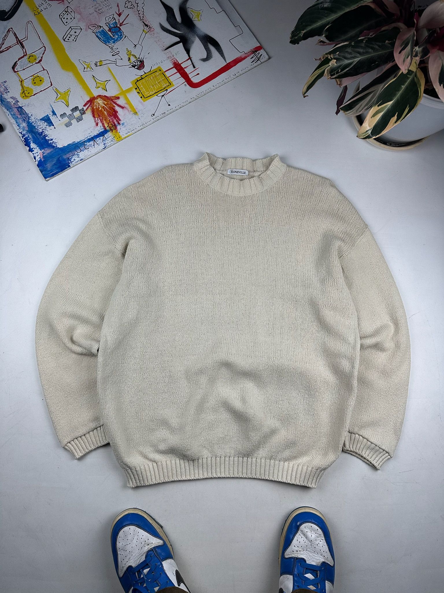 Boneville Vintage 80s Boneville sweater cp company stone island style Size US XL / EU 56 / 4 - 2 Thumbnail