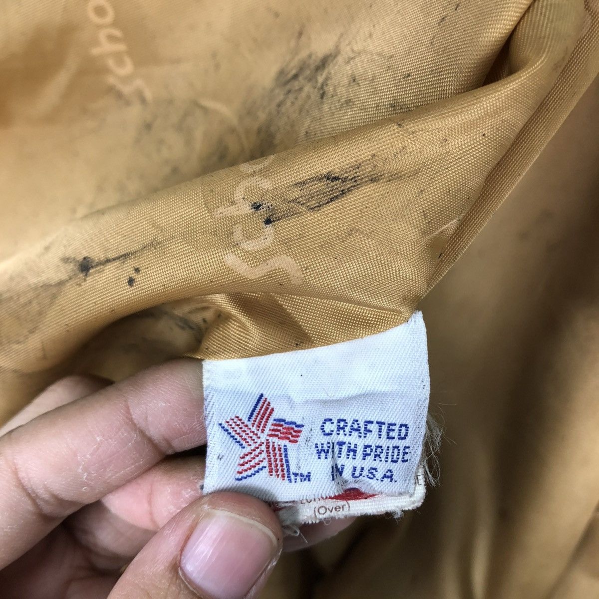 Schott 🔥VINTAGE SUEDE LEATHER JACKET FLY SCHOTT MADE IN USA Size US M / EU 48-50 / 2 - 19 Thumbnail
