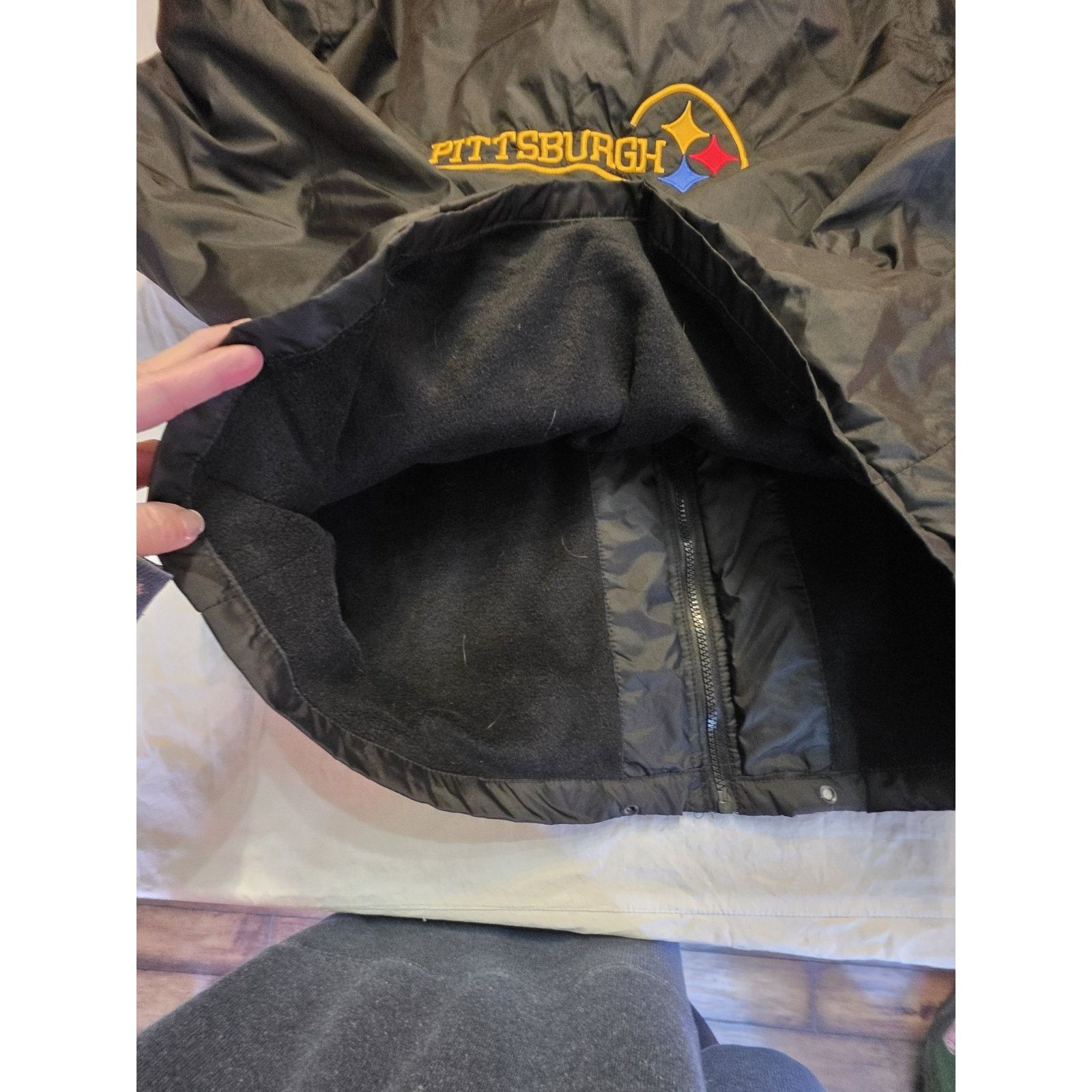 Other Pittsburgh Steelers Women's Size Xl Zippered Black Puffer Size US XL / EU 56 / 4 - 6 Thumbnail