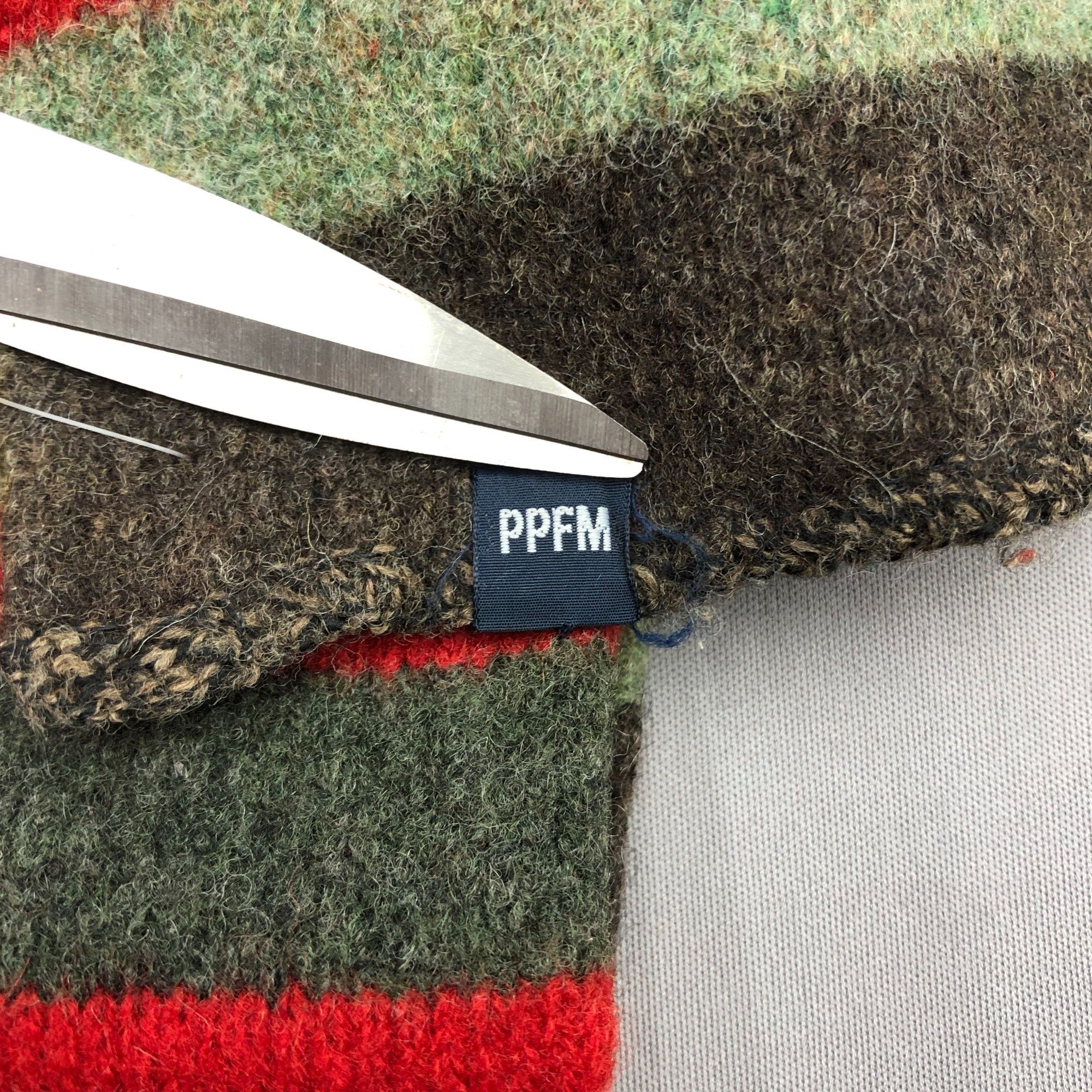 PPFM Vintage PPFM Scarf Muffler Wool Ribbed Knit Winter Scarves Size ONE SIZE - 8 Thumbnail