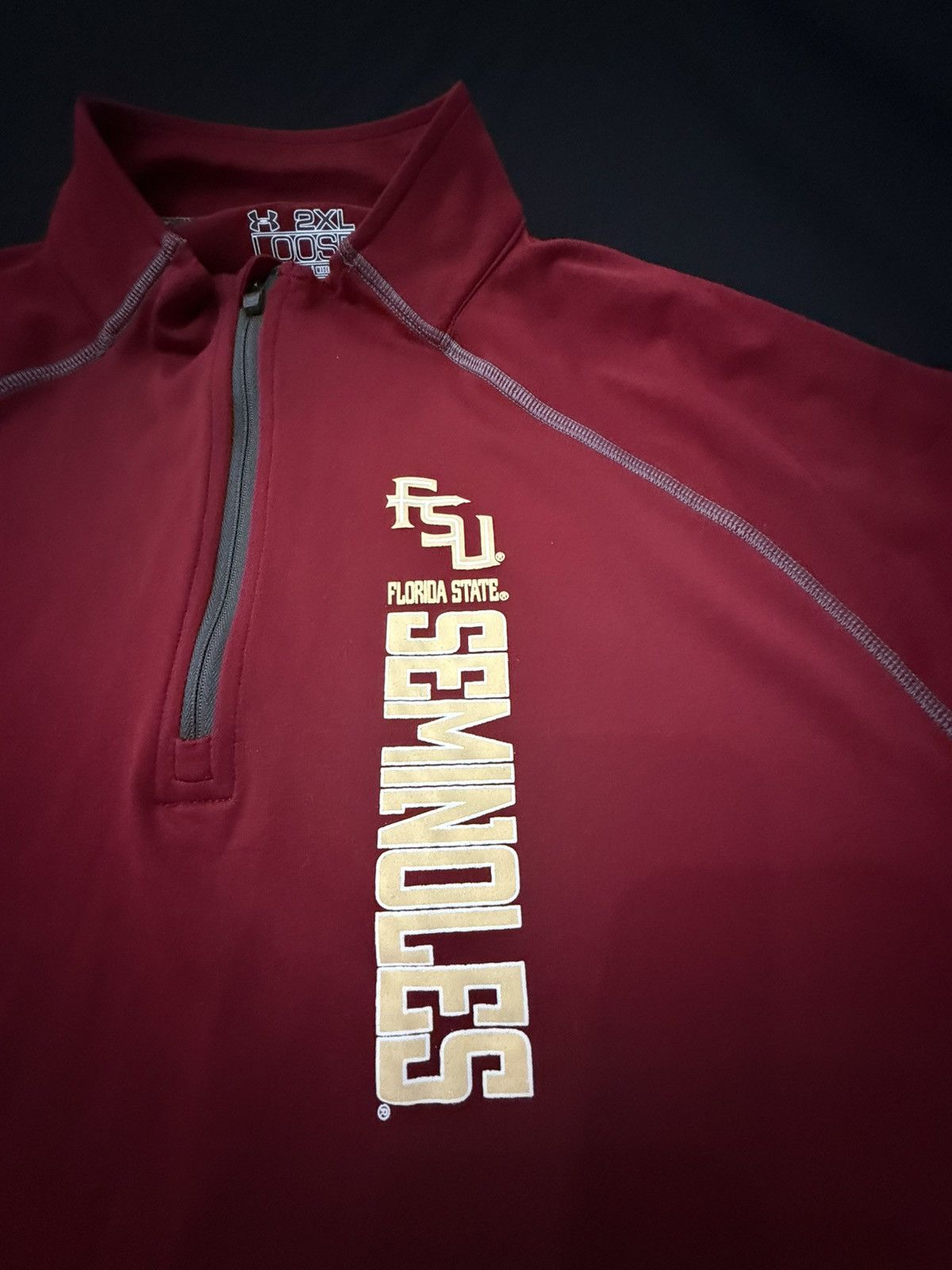 Under Armour Under Armour, Florida State University Seminoles quarter zip Size US XXL / EU 58 / 5 - 2 Thumbnail